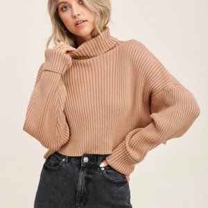 Ribbed Crop Sweater